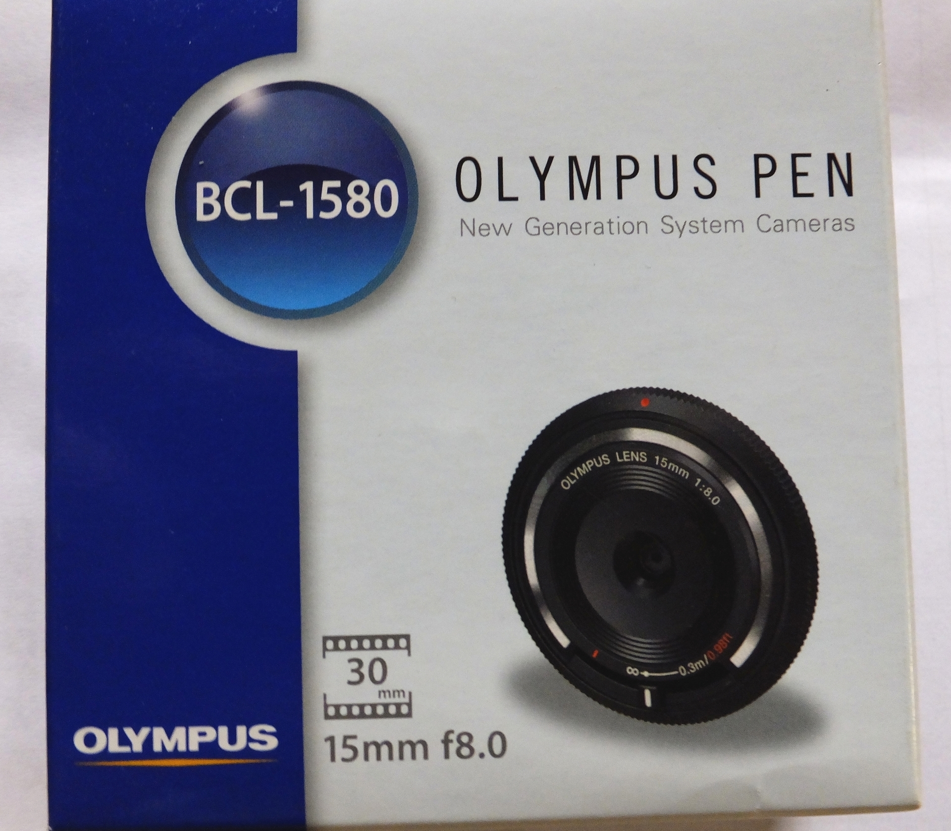【新品未使用】オリンパス BCL-1580 ホワイト 白 単焦点