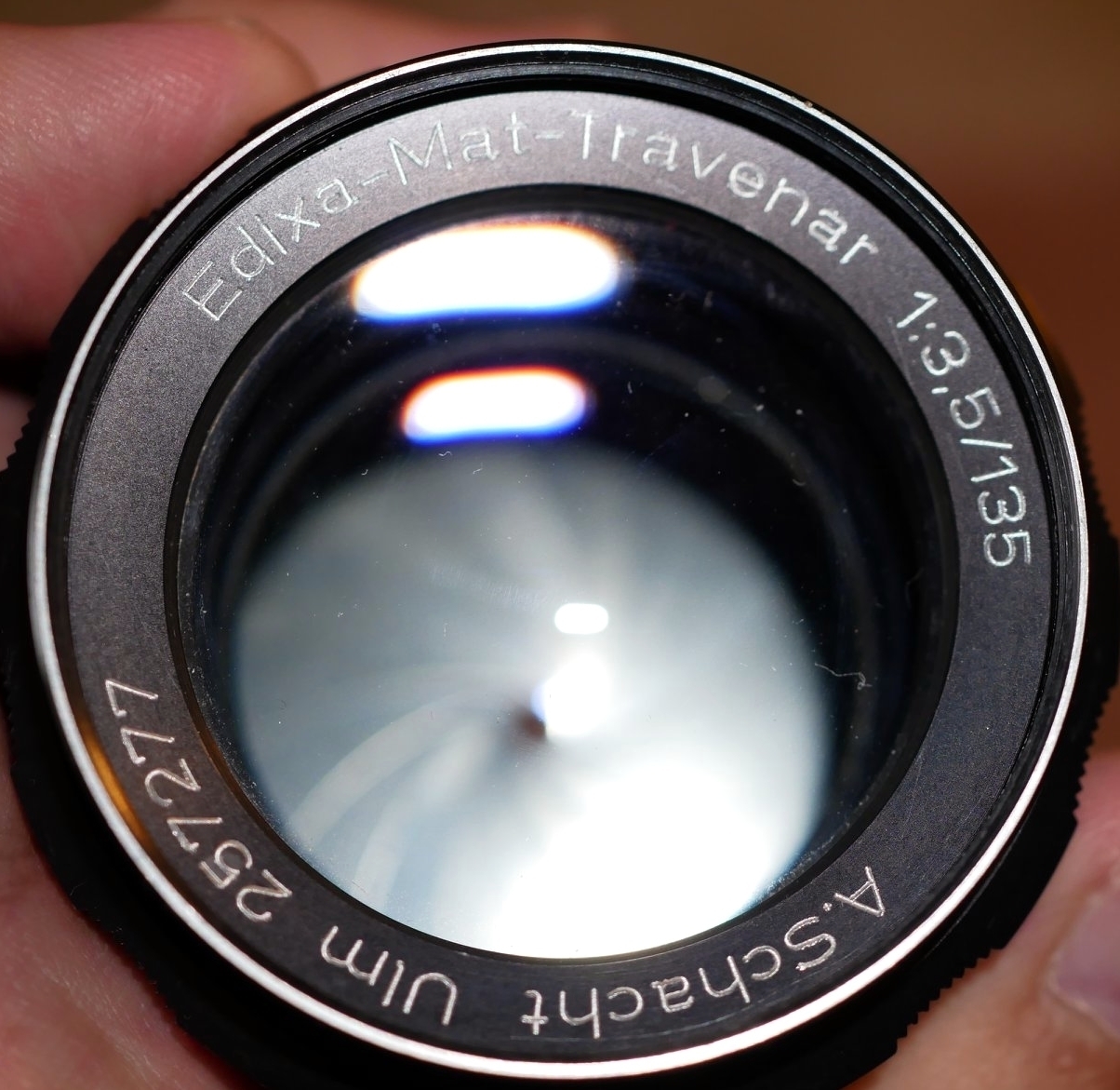 ま*く様 199A.Schacht Edixa-Mat-Travenar90mm M42 MOUNT SPIRAL: A.Schacht Ulm Travenar 90mm F2.8 R (Rev.2)