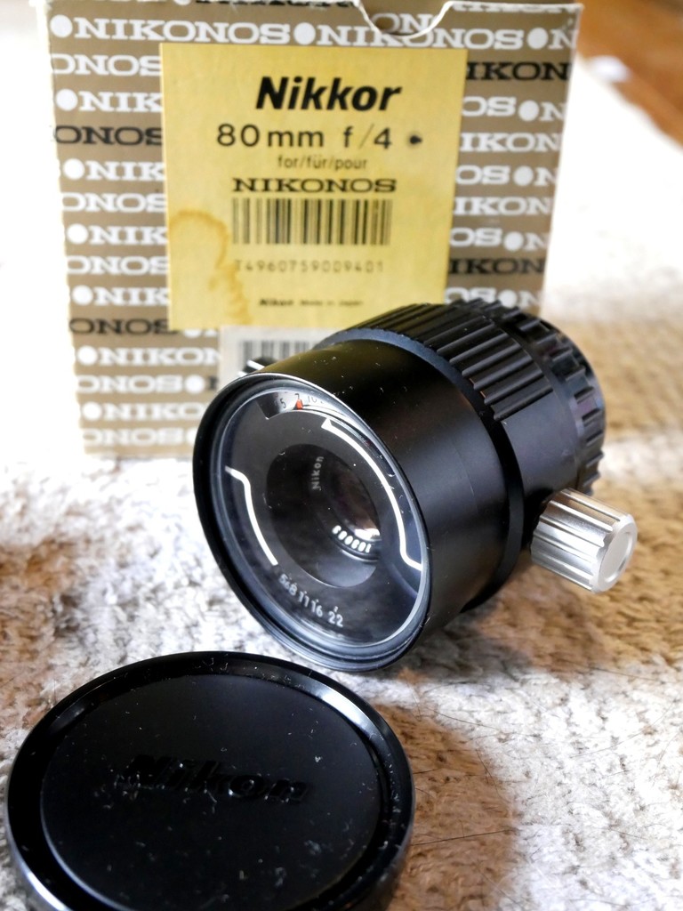 Nikon NIKKOR 80mm F4 NIKONOS カメラレンズ Nikon 80mm f4 Nikkor-Q Lens for Nikonos | Blue Moon Camera